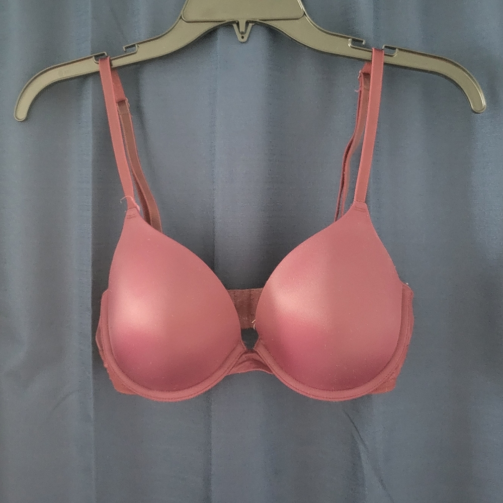 34C Maroon PINK Tshirt bra